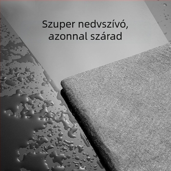 Mikroszálas ablak- és autótisztító kendő, vastagabb, szöszmentes, nyommentes, 310 g