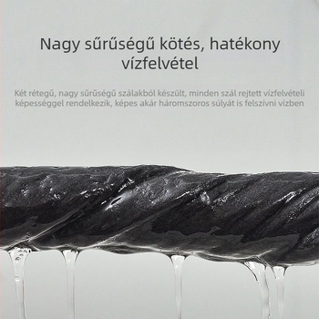 Mikroszálas ablak- és autótisztító kendő, vastagabb, szöszmentes, nyommentes, 310 g