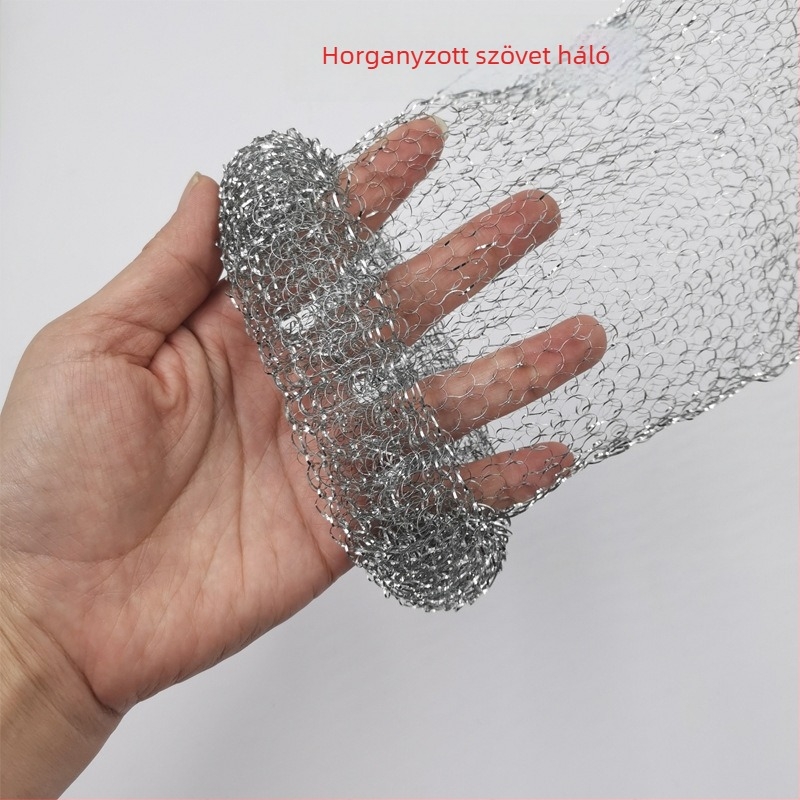 Galvanizált acélszálhálós tisztítólabda