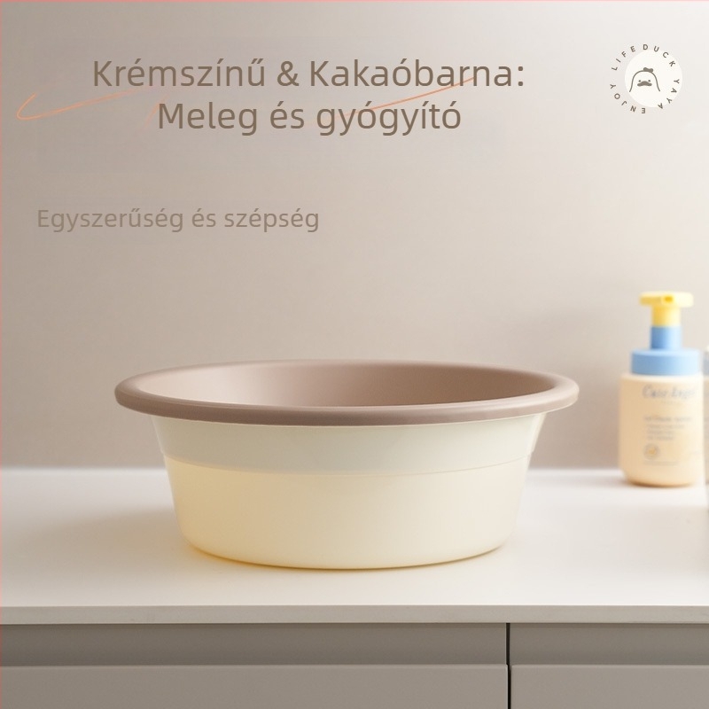 Műanyag mosóedény háztartási használatra, babák és gyerekek számára, vastagfalú