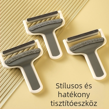 Tisztító kefe macskaszőr eltávolítására, szőnyegre és kanapéra; anti‑statikus ruhakefe kabátokhoz és pulóverekhez
