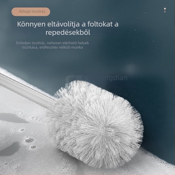 Silikon WC-kefe készlet otthoni használatra, 360° tisztítás, Creative Point