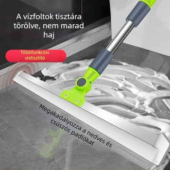 Többfunkciós víztörlő szilikonból – padlóhoz és üveghez, fürdőszobai tisztítóeszköz