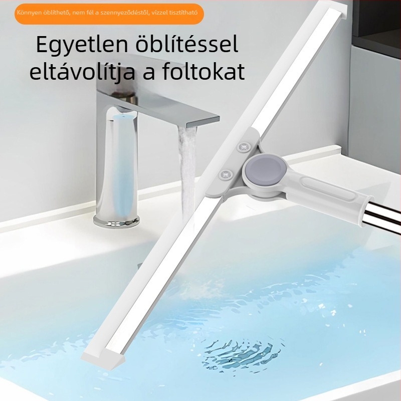 Mágikus szilikon seprő két kaparófejjel padlókhoz és fürdőszobához