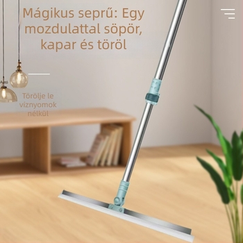 Többcélú szilikon mágikus seprű a fürdőszoba padlójára, kinyitható szilikon fej a haj és a víz felszedéséhez