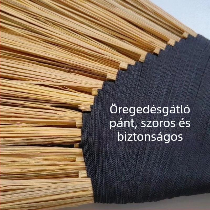 Egyedi bambusz sörtés seprű otthoni, kert- és kültéri használatra, kézzel készített, tartós