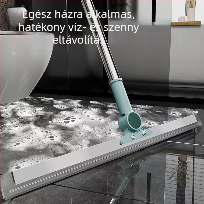 Húzható szilikonos fürdőszobai tisztító, haj, üveg és vécé felületekhez