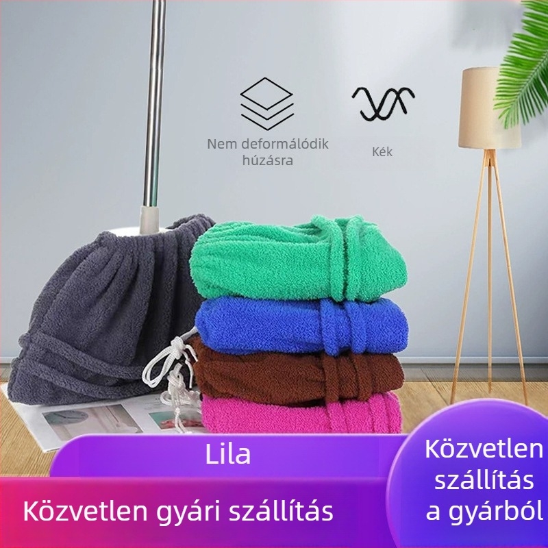 Mikroszálas seprűhüvely, vastagított, nedvszívó, háztartási tisztításhoz