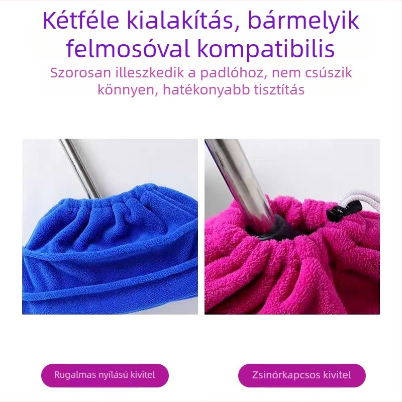 Mikroszálas seprűhüvely, vastagított, nedvszívó, háztartási tisztításhoz