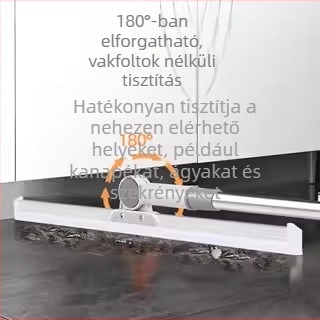 Szilikonból készült seprő padkaparóval és víztörlővel – kettős használatú tisztítóeszköz