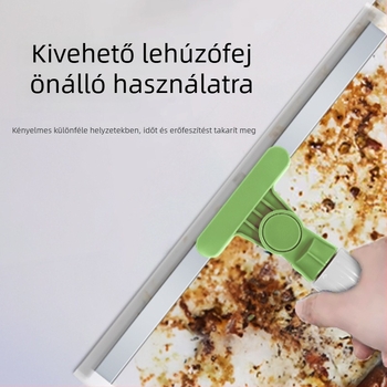 Szilikonból készült seprű vízeltávolítóval, otthoni használatra, mágikus fürdőszobai seprű, tisztítás és vízelvezetés, nem ragad a hajhoz