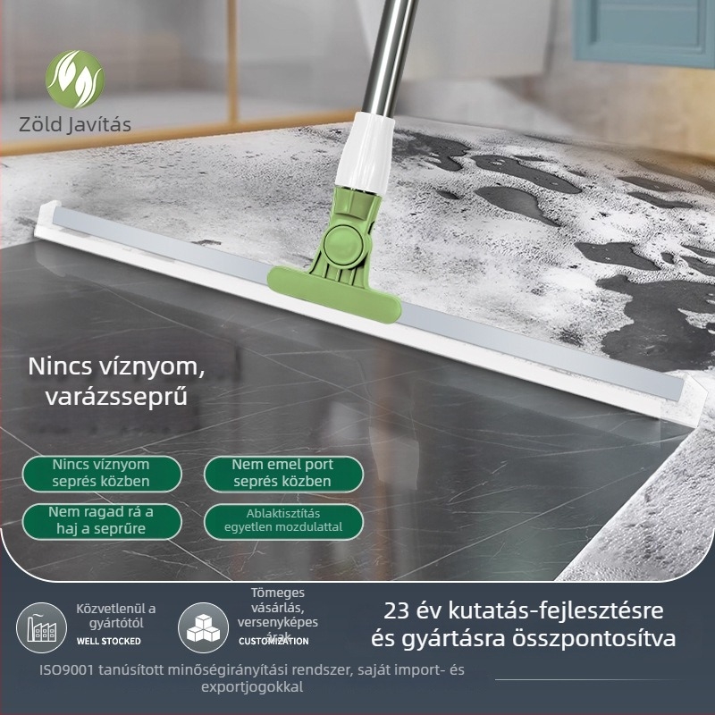Szilikonból készült seprű vízeltávolítóval, otthoni használatra, mágikus fürdőszobai seprű, tisztítás és vízelvezetés, nem ragad a hajhoz