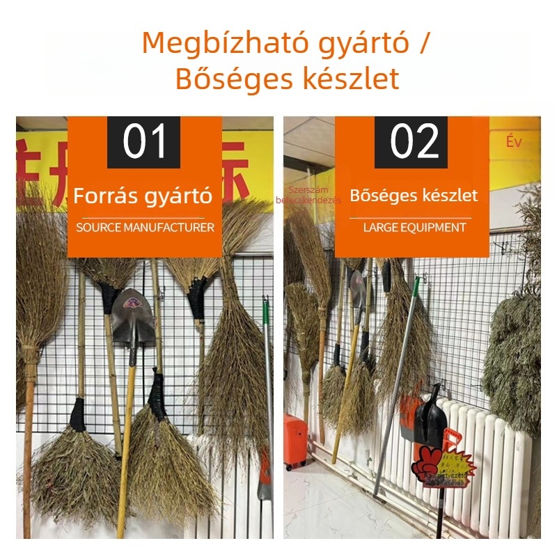 Seprű és porlapát készlet, átlátszó fejű, puha sörtéjű a hajhoz, padló-tisztító eszköz