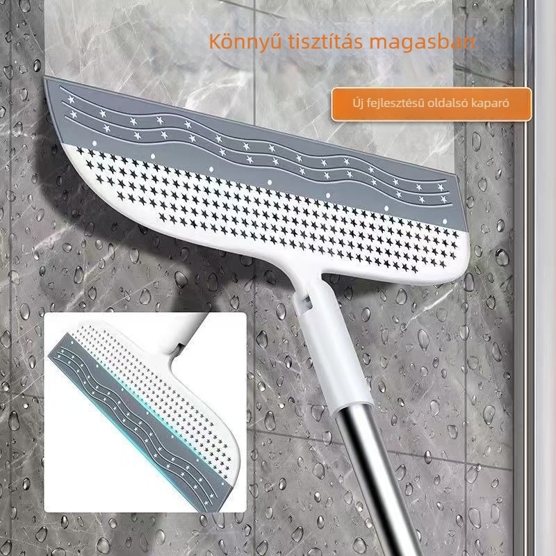 Többcélú varázsmop és kaparó nedves és száraz tisztításra – padló, üveg és fürdőszoba