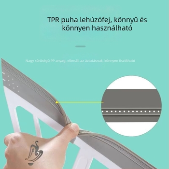 Szilikon Mágikus Seprű Fürdőszobára, kettős funkciójú tisztítóeszköz a sepréshez és felmosáshoz