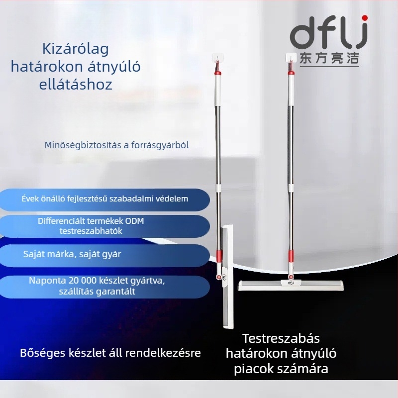 Kinyitható szilikon üveg- és fürdőszobai törlő – háztartási vízeltávolító eszköz