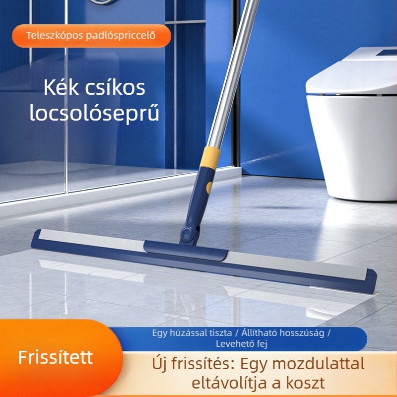 Többfunkciós tisztítóeszköz: varázssöprő, vízkaparó, felmosó, padlókaparó, WC- és fürdőszobai kefe, padló tisztító eszköz