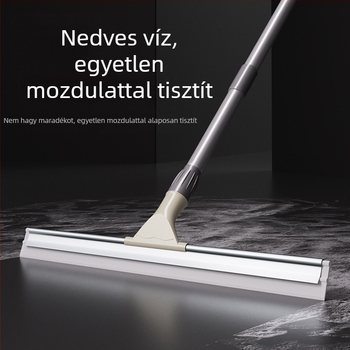 Extra nagy teleszkópos padlókaparó, seprű és gumírozott törlőfej