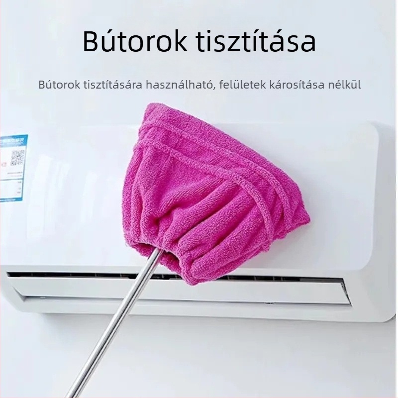Vastag korall plüss rongy fejű seprűkészlet – nedvesség és por felszívó tisztító eszköz (csere)
