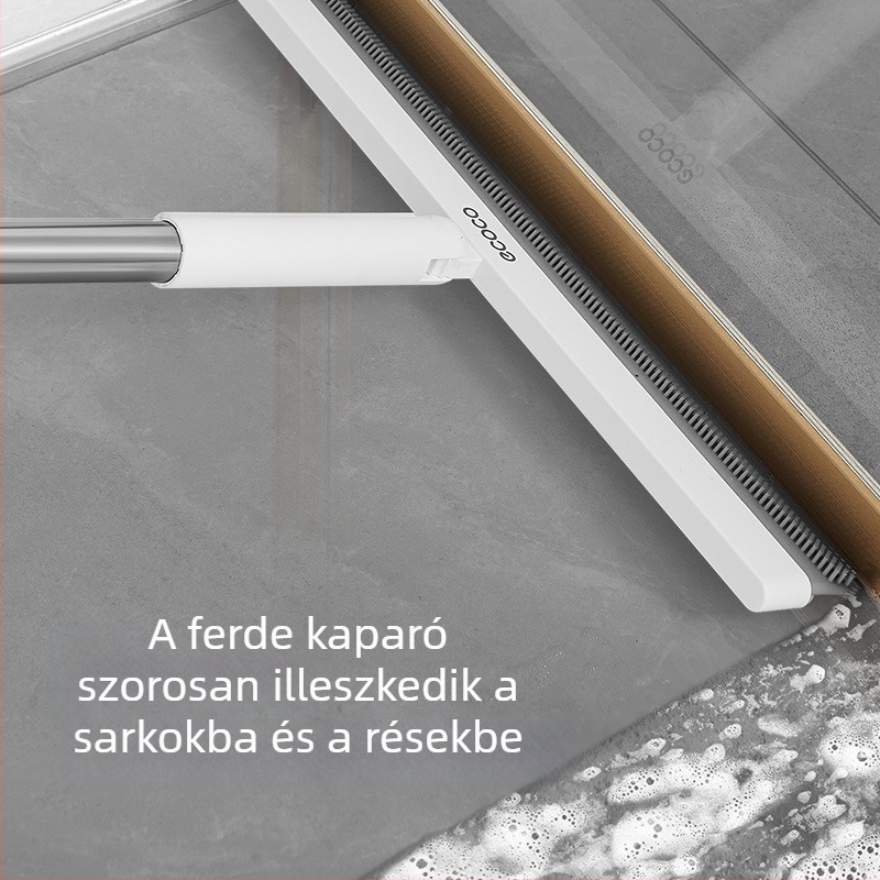 Mágikus szilikon padkaparó otthoni használatra - fürdőszobai törlő a haj és a kosz eltávolításához