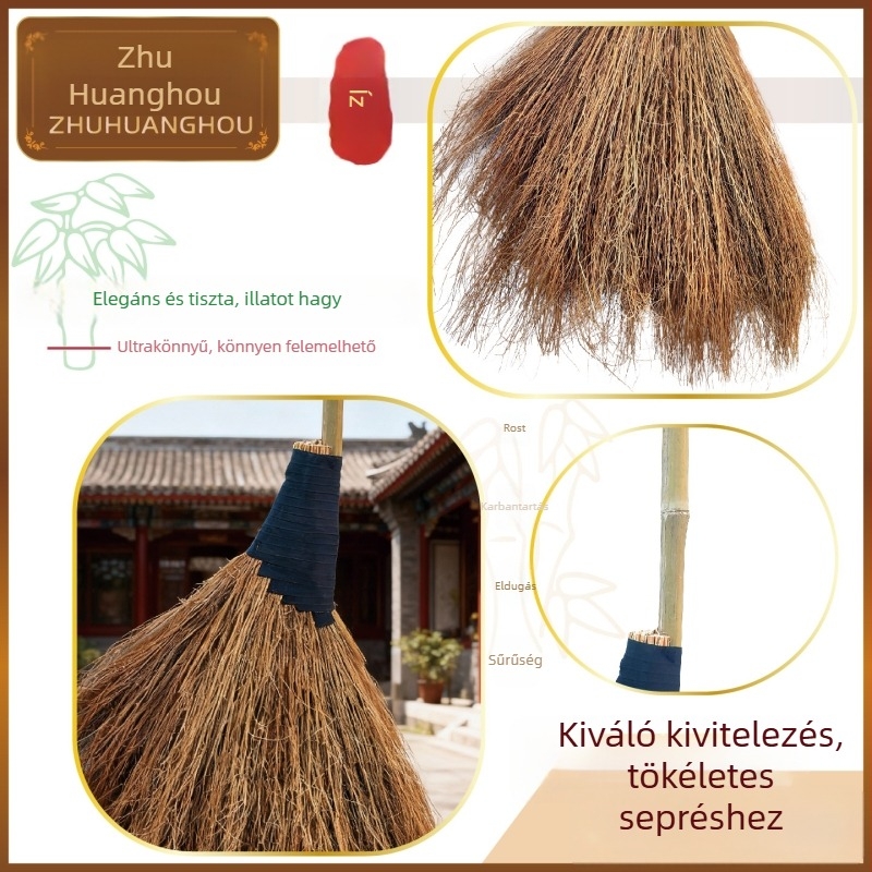 Guanyin Grass kis seprű kültéri tisztításra útvonalakra, udvarokra és műhelyekre