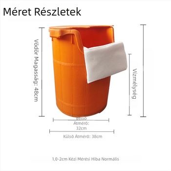 Otthoni használatra készült vastagított lábfürdő vödör
