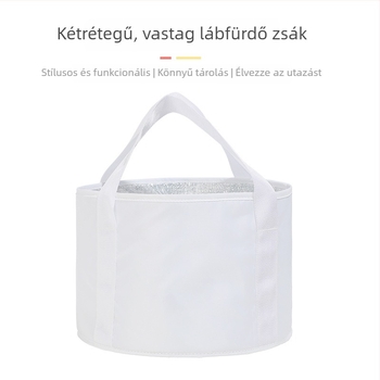 Összecukható lábáztatótál nagy kapacitású, logó minta testreszabásával
