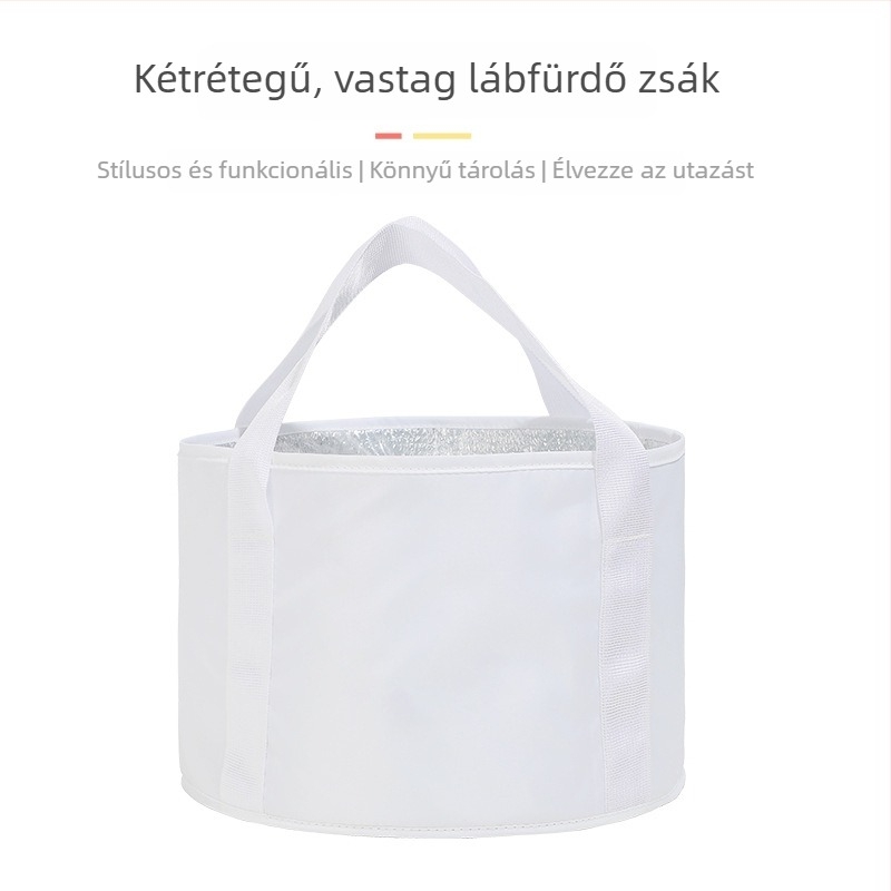 Összecukható lábáztatótál nagy kapacitású, logó minta testreszabásával