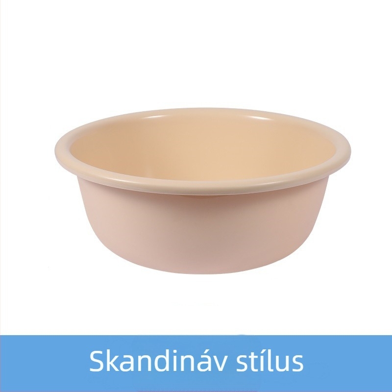 Otthoni használatra készült műanyag mosómedence, vastagított falú, láb- és zöldségmosó, arcmosó, gyermekeknek és csecsemőknek