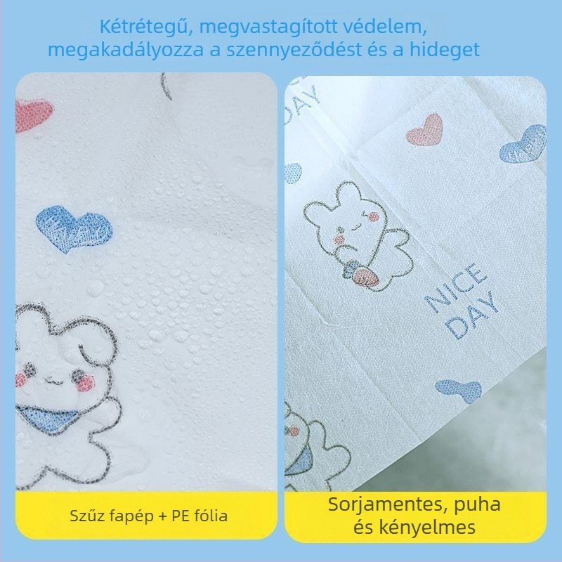 Egyszer használatos WC-ülőke fedél, teljes lefedettség utazáshoz, vastagodott és megnagyobbított kismamáknak szánt fedél, hordozható WC-fedelek.