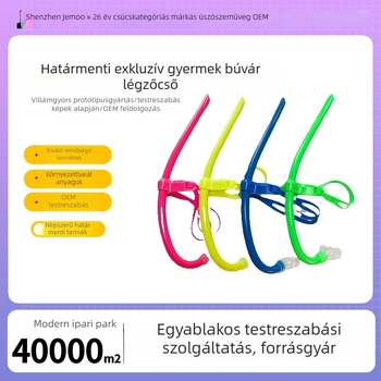Gyerekeknek szóló szabadmerüléses snorkel – professzionális úszás-edzéshez, teljesen száraz felső résszel
