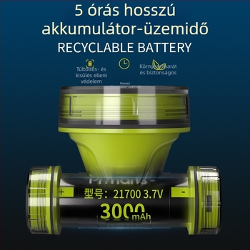 Búvár fejlámpa, vízálló, ultra fényes, kültéri és víz alatti használatra