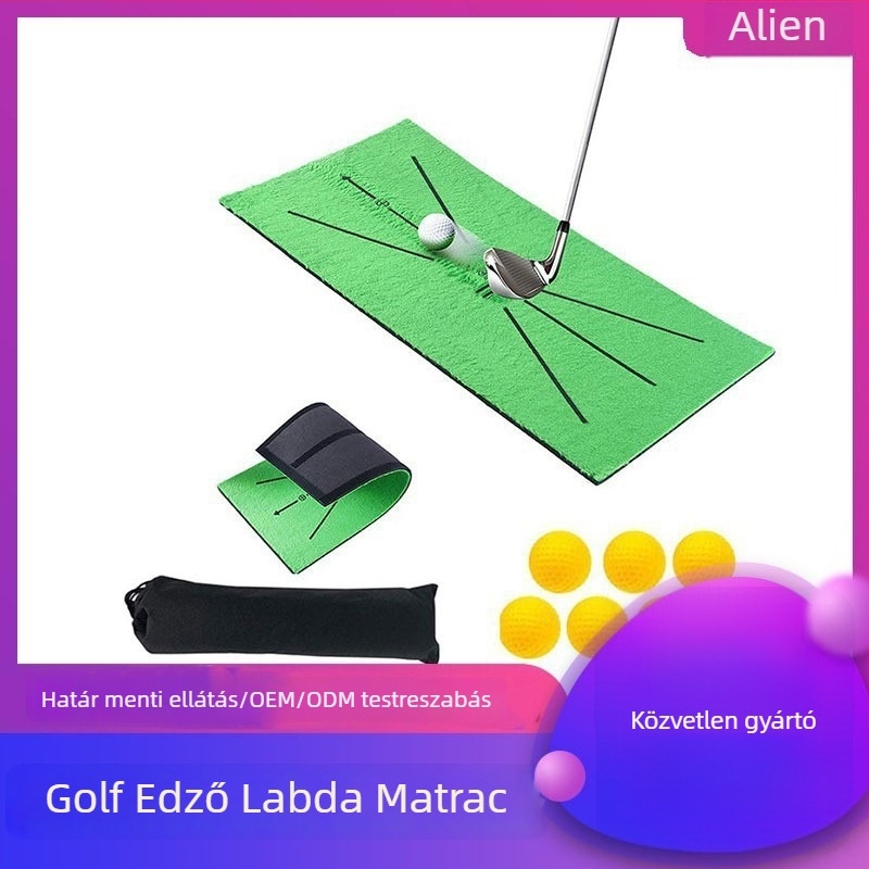 Golf gyakorló matrac: swing, ütés és putting