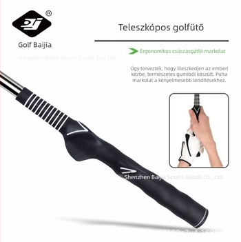 Teleszkópos golfütés-edző hangjelzéssel, swing-edző pálca BJ-229