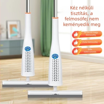 Nedvszívó szivacsos mop, összecsukható, otthoni használatra, kézi mosás nélkül