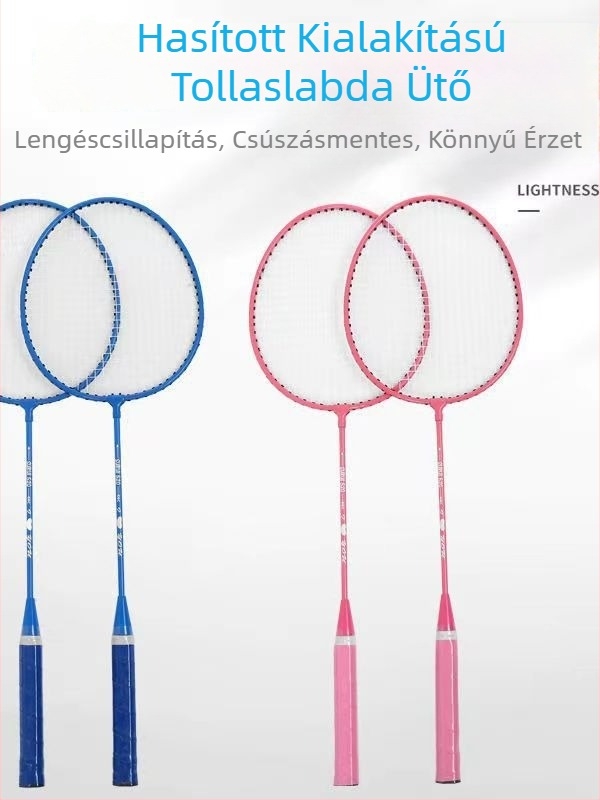 Felnőtt- és gyerek badmintonütő — tartós, magas rugalmasságú edzőütő családi gyakorláshoz