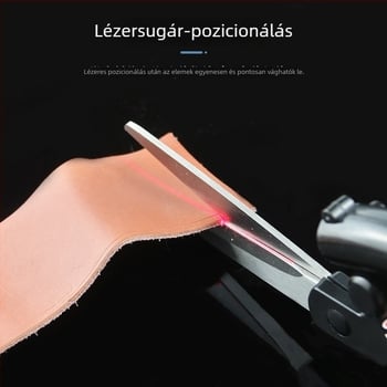 Otthoni infravörös lézeres olló szövetvágáshoz, többfunkciós varrás és ruhakészítés eszköz
