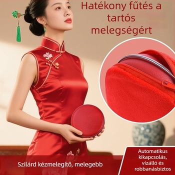 Újratölthető kerámia kézmelegítő korong – robbanásbiztos, vízmentes fűtés téli melegségért