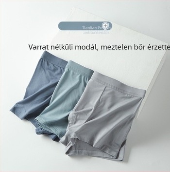 199 darabos férfi Modalból készült alsónemű, egyszínű, nagy méret, antibakteriális, infravörös tulajdonságok