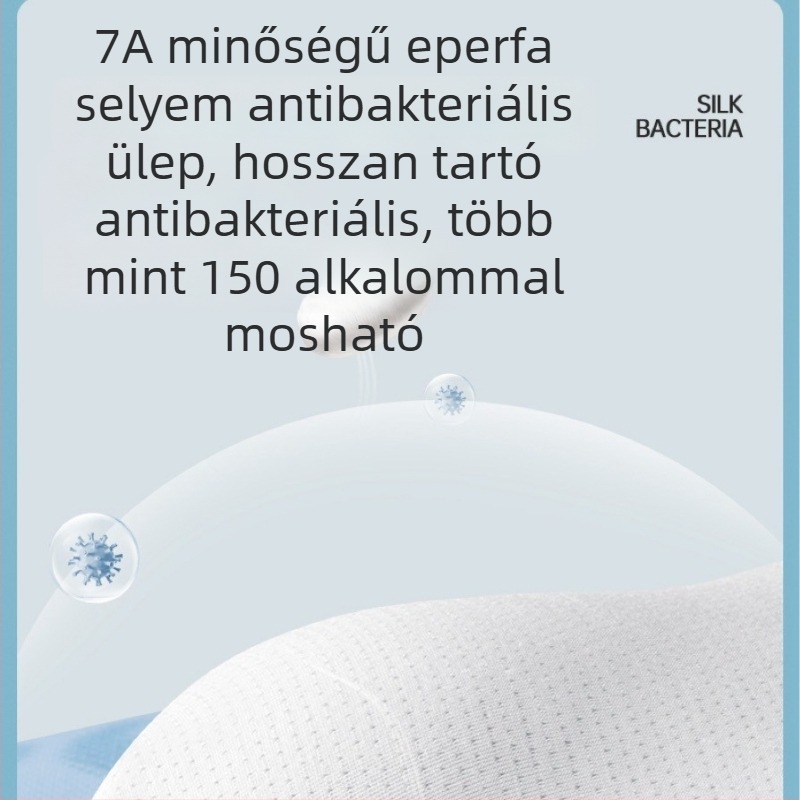 Férfi jégselyem alsónemű, lélegző, nyári gyorsan száradó boxer briefs, mintás nylon hálóval