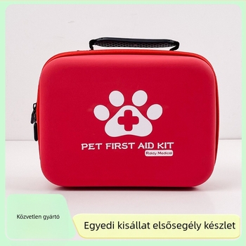 Hordozható állat-urgencias készlet, nagy kapacitású EVA-ból, macskáknak és kutyáknak – elsősegély készlet