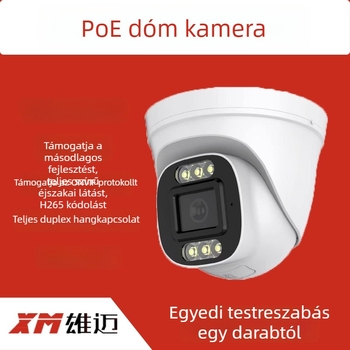 4K PoE gömbkamera ONVIF-támogatással és SDK-fejlesztéssel
