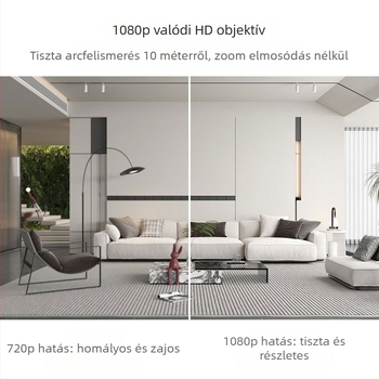 X5 otthoni HD intelligens vezeték nélküli Wi‑Fi távoli megfigyelő kamera infravörös éjjellátással
