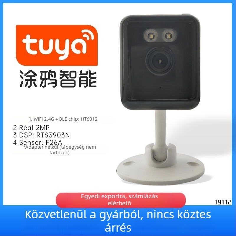 2 MP otthoni megfigyelő kamera 6012, kompatibilis a Tuya alkalmazással