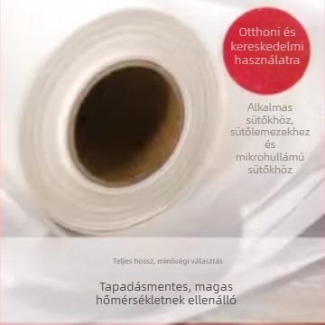 Silikonos sütőpapír sütéshez és grillezéshez, tapadásmentes, magas hőállóságú, háztartási használatra