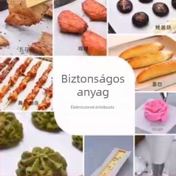 Silikonos sütőpapír sütéshez és grillezéshez, tapadásmentes, magas hőállóságú, háztartási használatra