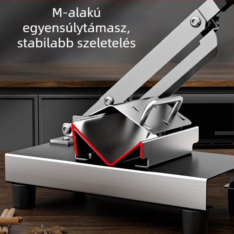 Családi használatú hús szeletelő - bárány- és marhahús tekercs szeletelő, többfunkciós szeletelő, 304 rozsdamentes acél