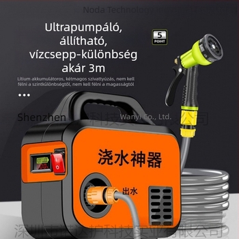 Kis méretű újratölthető vízpumpa zöldségkert öntözéséhez, háztartási lítium akkumulátoros öntöző pumpa