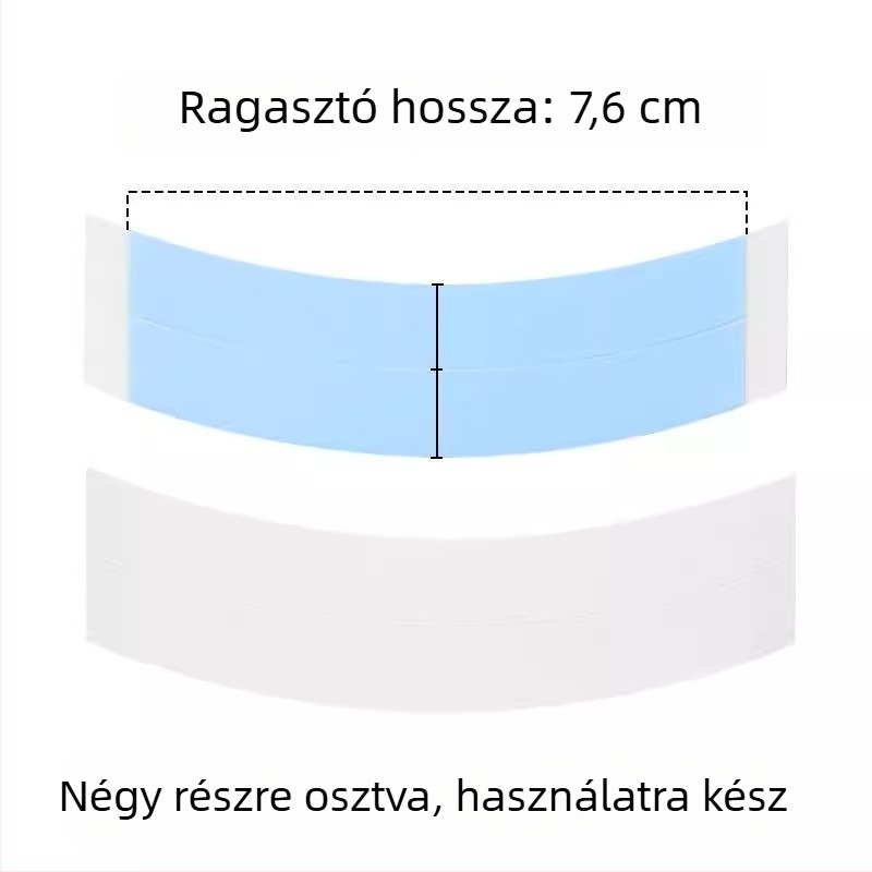 Biológiai paróka-film kettőoldalas ragasztó, biztos rögzítés, vízálló és izzadásálló