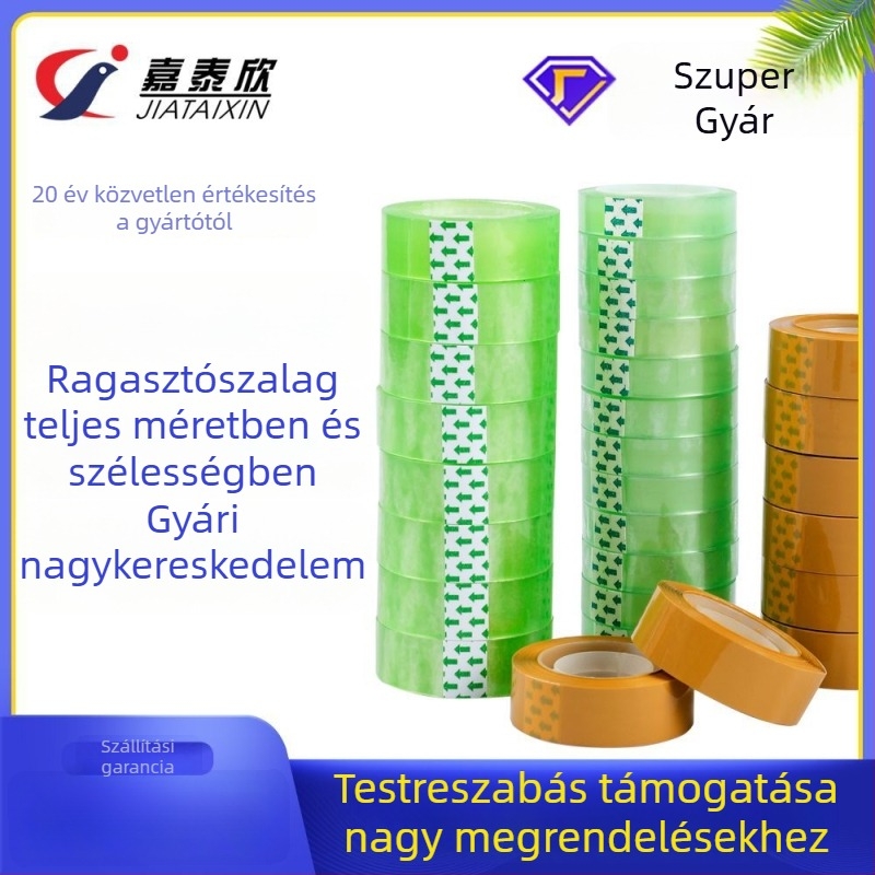 Átlátszó irodai ragasztófilm, magas tapadással, ideális papír- és kézműves projektekhez, kis tekercs, szélesség 12/18 mm, hossz 17/22/25 yard